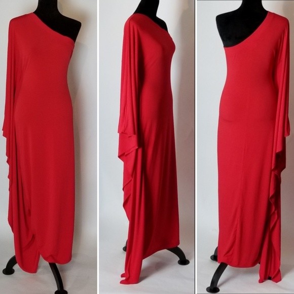 One Shoulder Maxi Dress - Picture 3 of 8